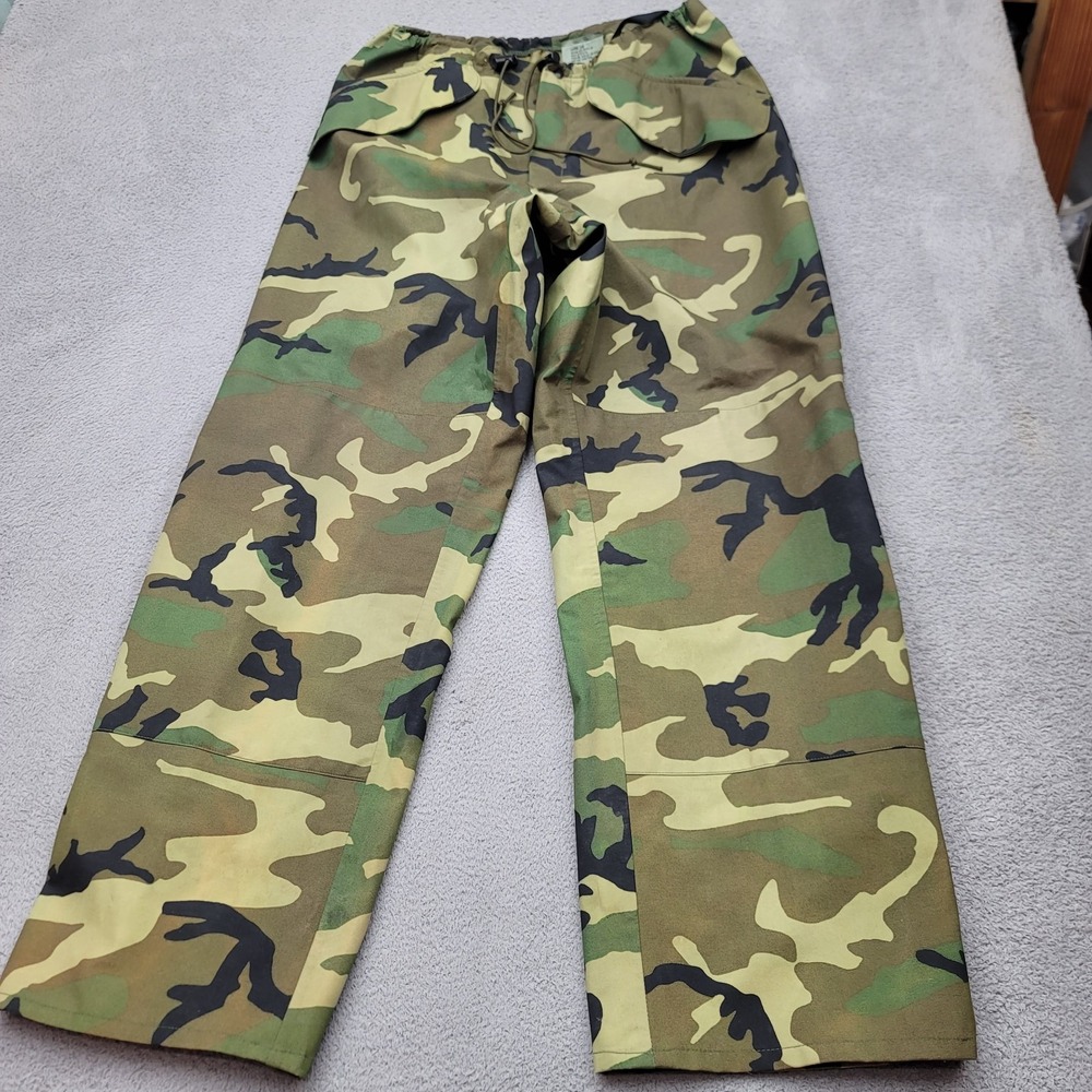 Tennessee Apparel Corp Trousers Mens M Long Camo Cold Weather Nylon Gore-Seam